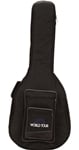 World Tour Deluxe 20mm Dreadnought Acoustic Guitar Gig Bag Body Angled View